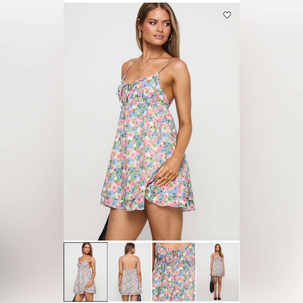 Princess Polly Empress of Love Floral Mini Dress size 6